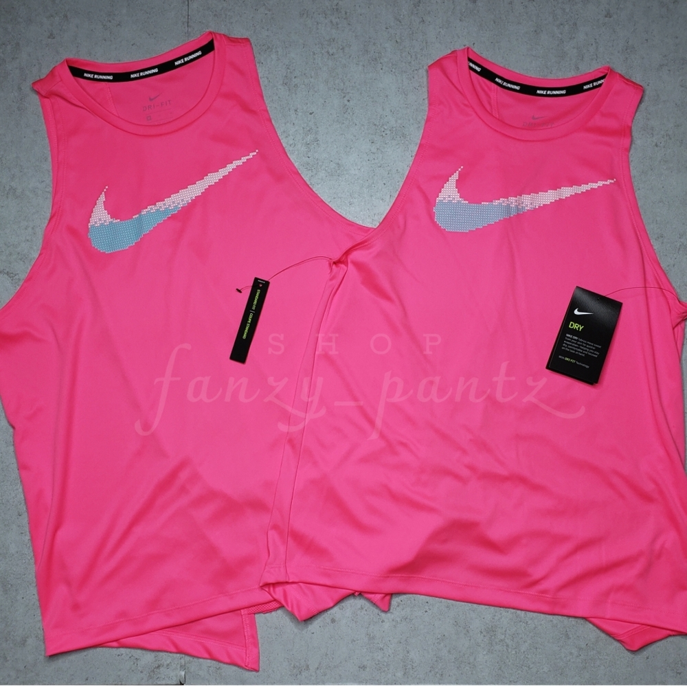 Nike Dri-fit racerback split back logo tank top - Picture 7 of 7